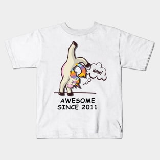 Kids Birthday Shirt | Unicorn Handstand Gift Contortionist Kids T-Shirt